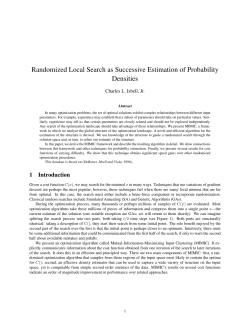 Randomized Local Search as Successive Estimation of Probability