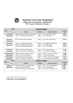 Stamford University Bangladesh