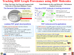 Lossless RDF graph decompositions