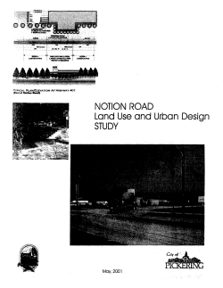 Notion Road Land Use Study and Urban Design