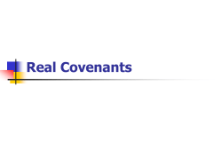 Real Covenants - Professor Beyer