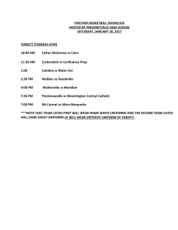 PANTHER BASKETBALL SHOWCASE HOSTED BY