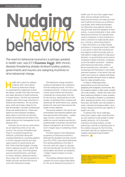 The need for behavioral economics is perhaps greatest in