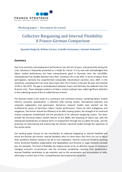 Collective Bargaining and Internal Flexibility: A Franco
