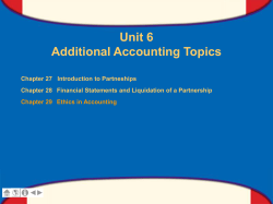 Chapter 29 Ethics in Accounting What You`ll Learn
