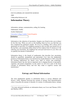 Information Theory