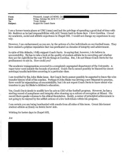 I am a former tennis player at UNC (1992) and had the privilege of