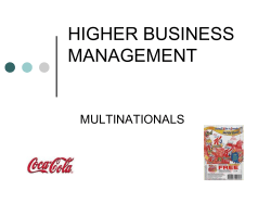 higher business management - Cleveden Secondary School
