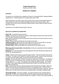 new project proposal form Oct 12
