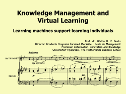 Knowledge Management and Virtual Learning.