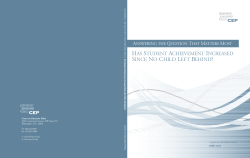 has student achievement increased since no child left behind?