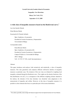 A wide class of inequality measures based on