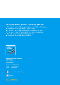 IKF World Korfball Championship - International Korfball Federation