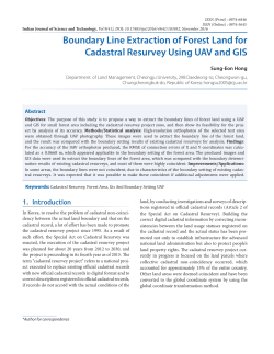 Boundary Line Extraction of Forest Land for Cadastral Resurvey