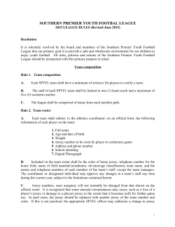southern premier youth footbal league