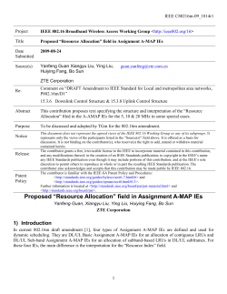 Project - IEEE 802.16 Working Group on Broadband Wireless Access