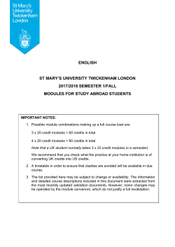 ENGLISH ST MARY`S UNIVERSITY TWICKENHAM LONDON 2017