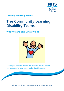 The Community Learning Disability Teams
