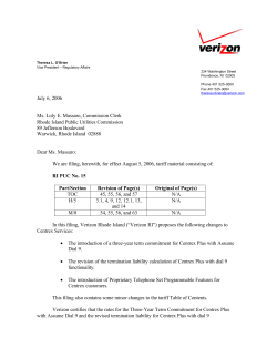 Cover Letter for Centrex Plus 3-year Term for Assume Dial