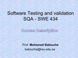 Course Description - KSU Faculty Member websites