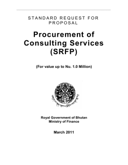 rfp - Ministry of Labour and Human Resources
