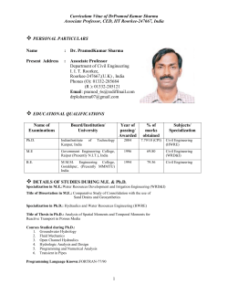 biodata - IIT Roorkee