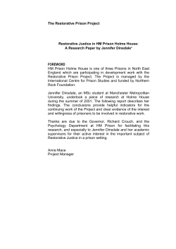 Foreword - International Centre for Prison Studies