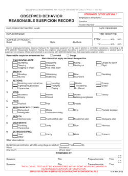 observed behavior reasonable suspicion record
