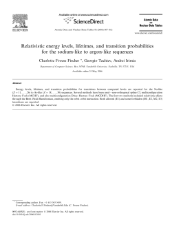 Relativistic energy levels, lifetimes, and transition probabilities for