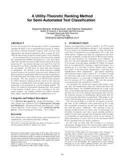 A Utility-Theoretic Ranking Method for Semi