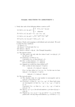 (a) d0((x1,x2), (y1,y2))