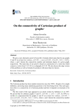 On the connectivity of Cartesian product of graphs
