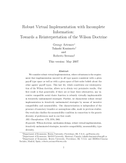 Robust Virtual Implementation with Incomplete Information: Towards