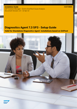 Diagnostics Agent 7.3 - Setup Guide