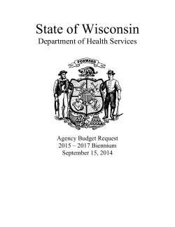 State of Wisconsin - Wisconsin Department of Administration