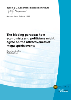 The bidding paradox: how economists and politicians might agree