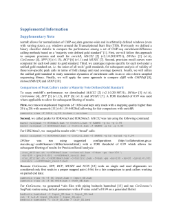 Supplementary Tables