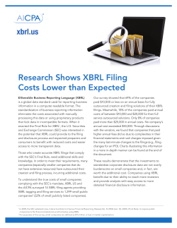 XBRL Costs for Small Companies