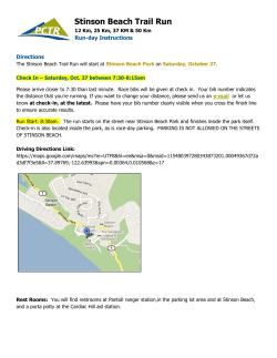 Stinson Beach Trail Run