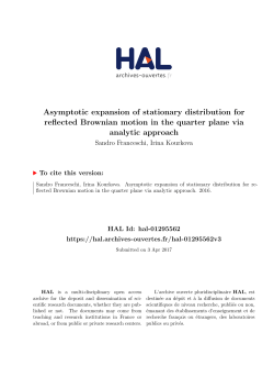 Asymptotic expansion of stationary distribution for reflected