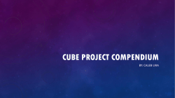 Cube Puzzle Pieces and completed assembly