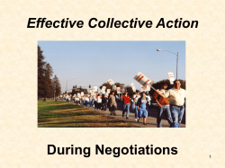 Effective collective_Action During Negotiations