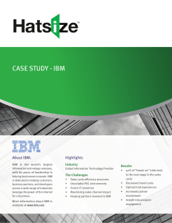 case study - ibm
