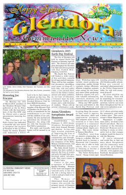 Happy Spring - Glendora Community News