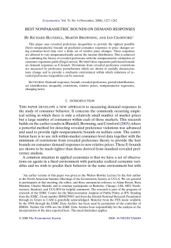 Best Nonparametric Bounds on Demand Responses