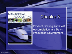 Hilton 5th Edition Chapter Three