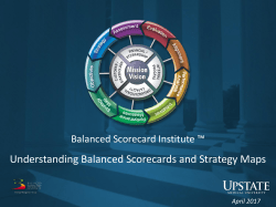 Understanding Balanced Scorecards and Strategy Maps