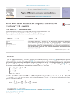 A new proof for the existence and uniqueness of the discrete