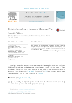 Historical remark on a theorem of Zhang and Yue