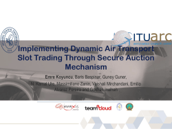 Scenario 1 for Slot Trading and Dynamical Landing Queues